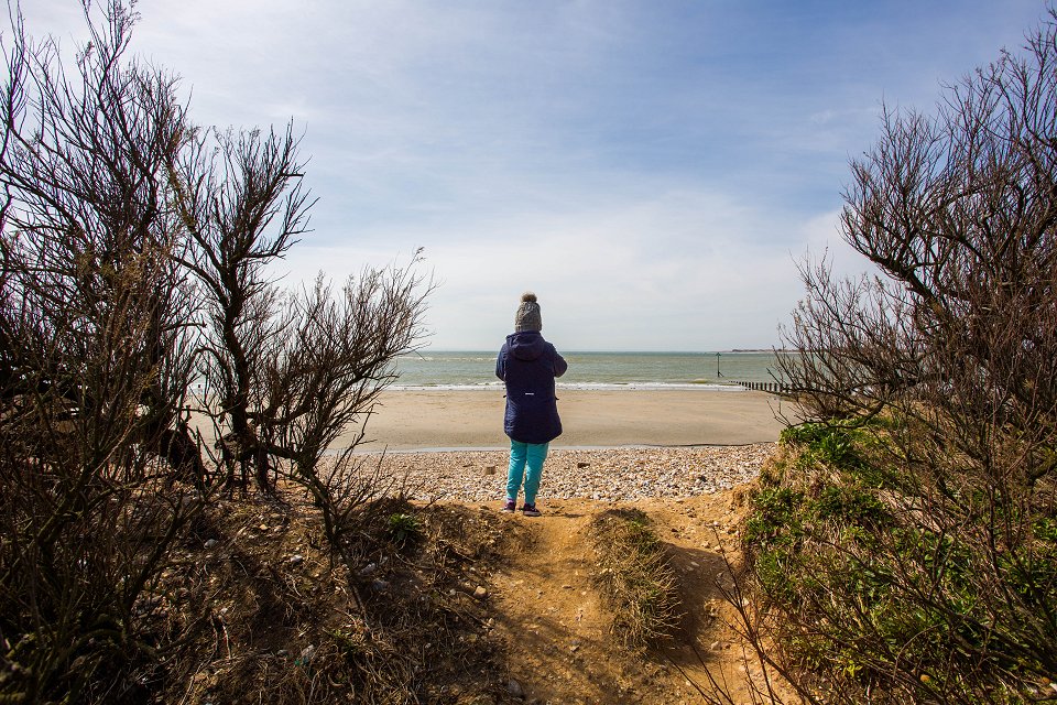 West Wittering Beach England - april 2018
