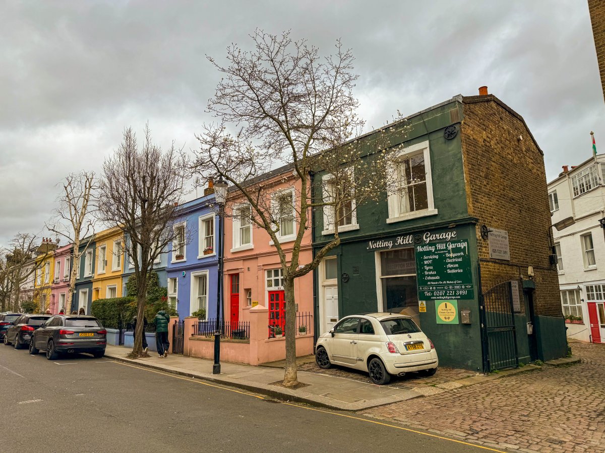 Notting Hill, London - februari 2026