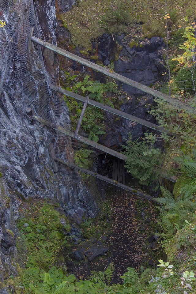 Flogbergets gruva - oktober 2016 djupt gruv hal