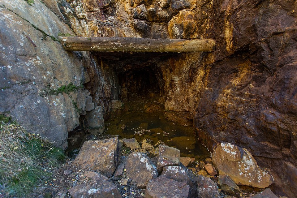 Stollbergets gruva - oktober 2016 gruvaingang