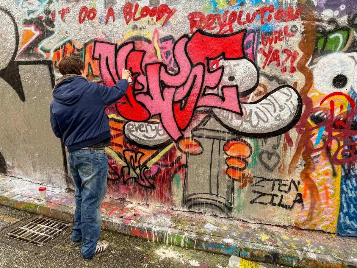 Foto Övrigt Leake St Graffiti Tunnel, London