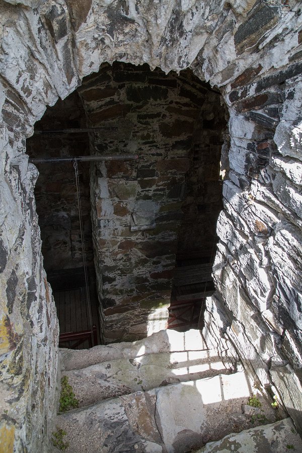 Bohus fästning - juli 2015 trappa ner i morkret