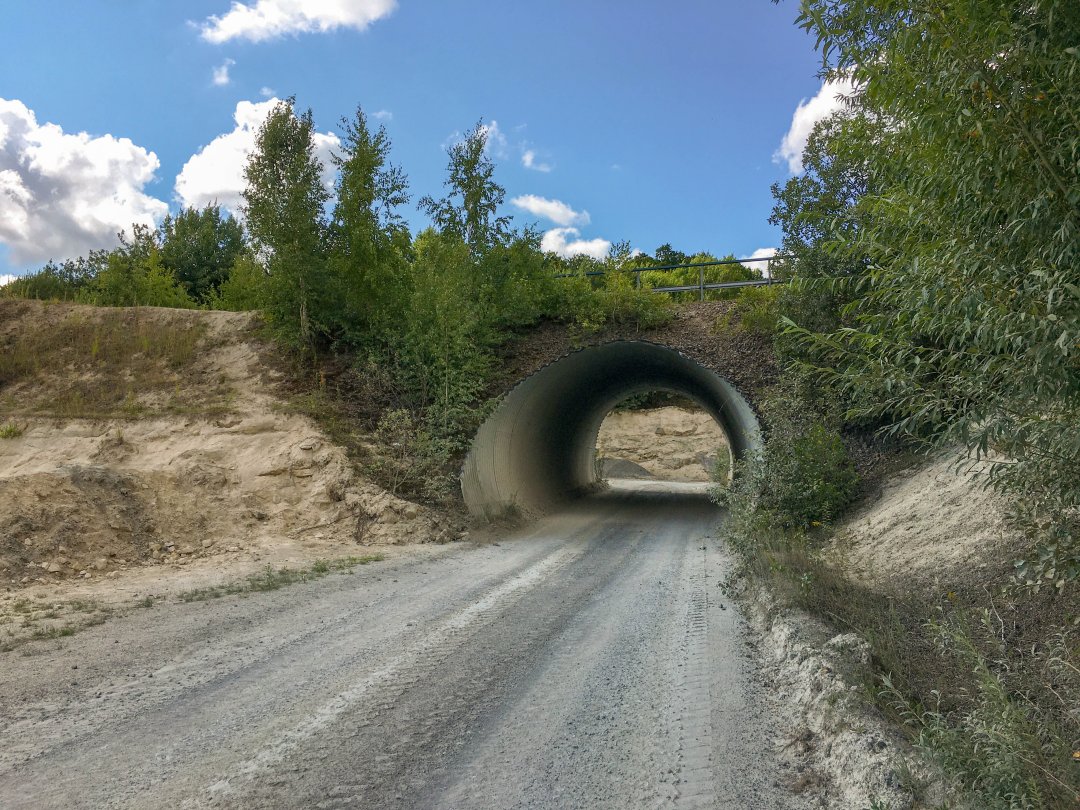 Ignaberga kalkbrott, Skåne - augusti 2021 tunnel