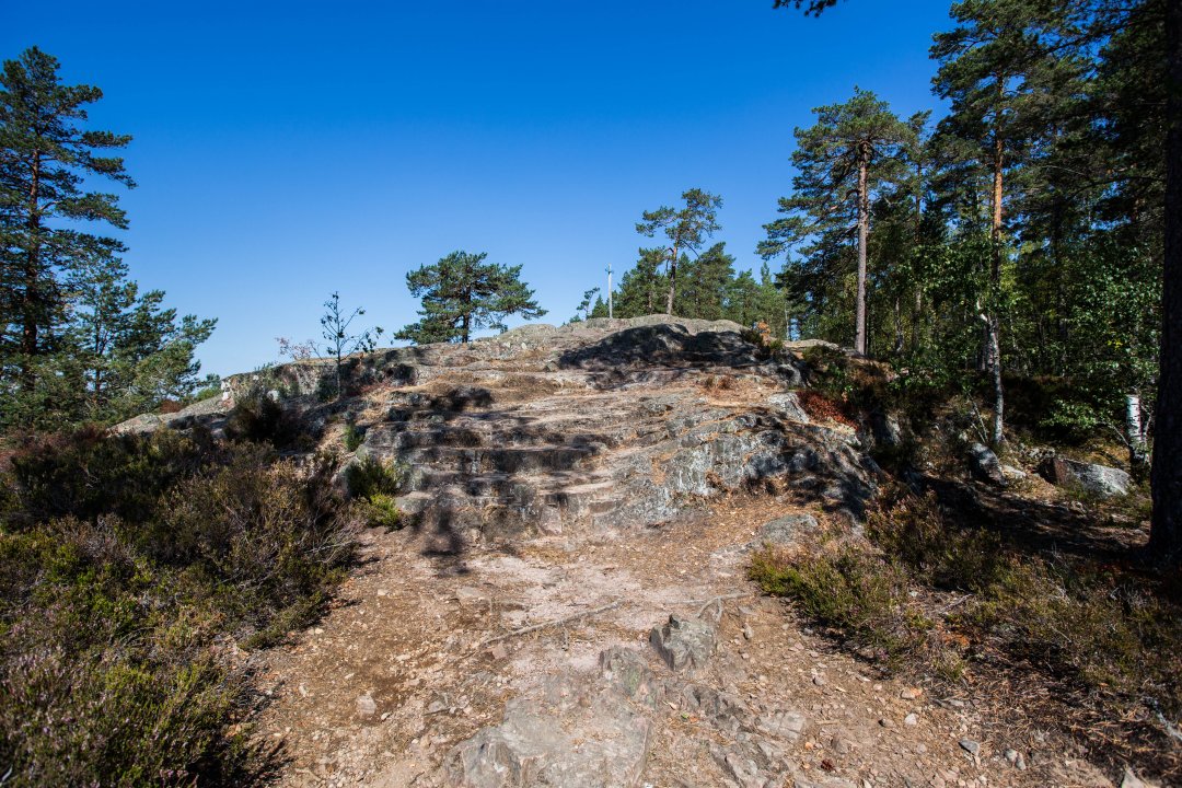 Skurugata Småland - juli 2018 nastan vid toppen