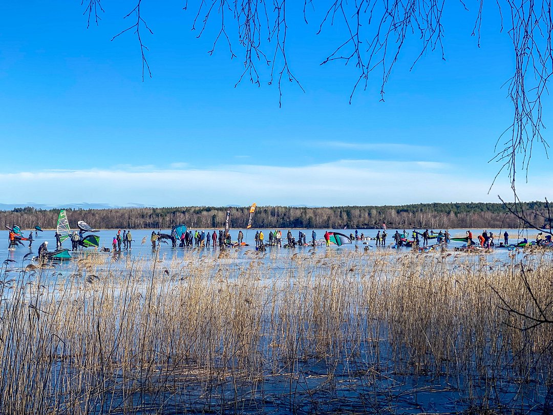Strandskogen, Täby – februari 2023 foil kiting