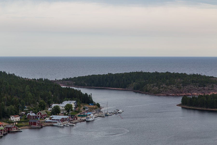 Ulvön - augusti 2015 utsikt mot havet