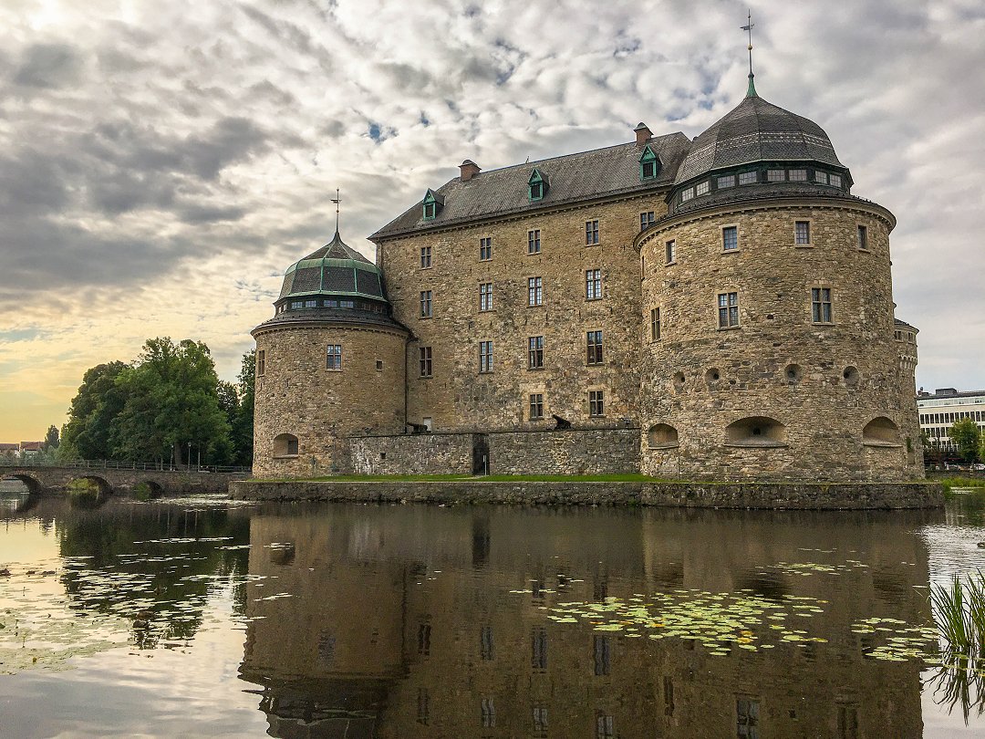 Örebro slott - juli 2021 nackrosor