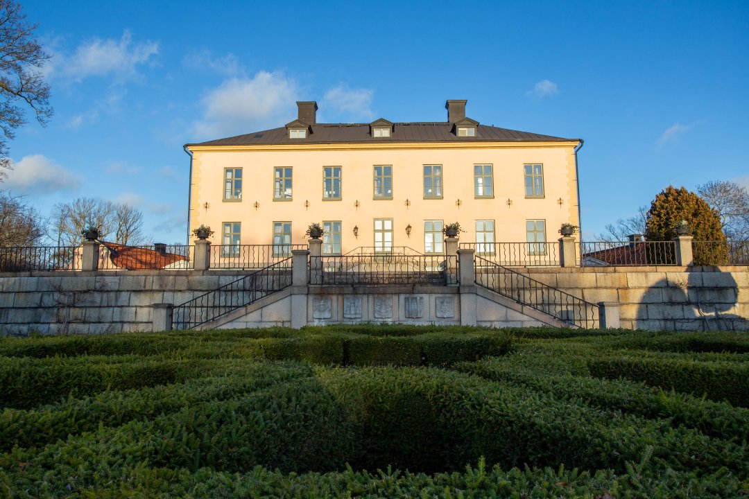 Hässelby slott - januari 2020 baksidan