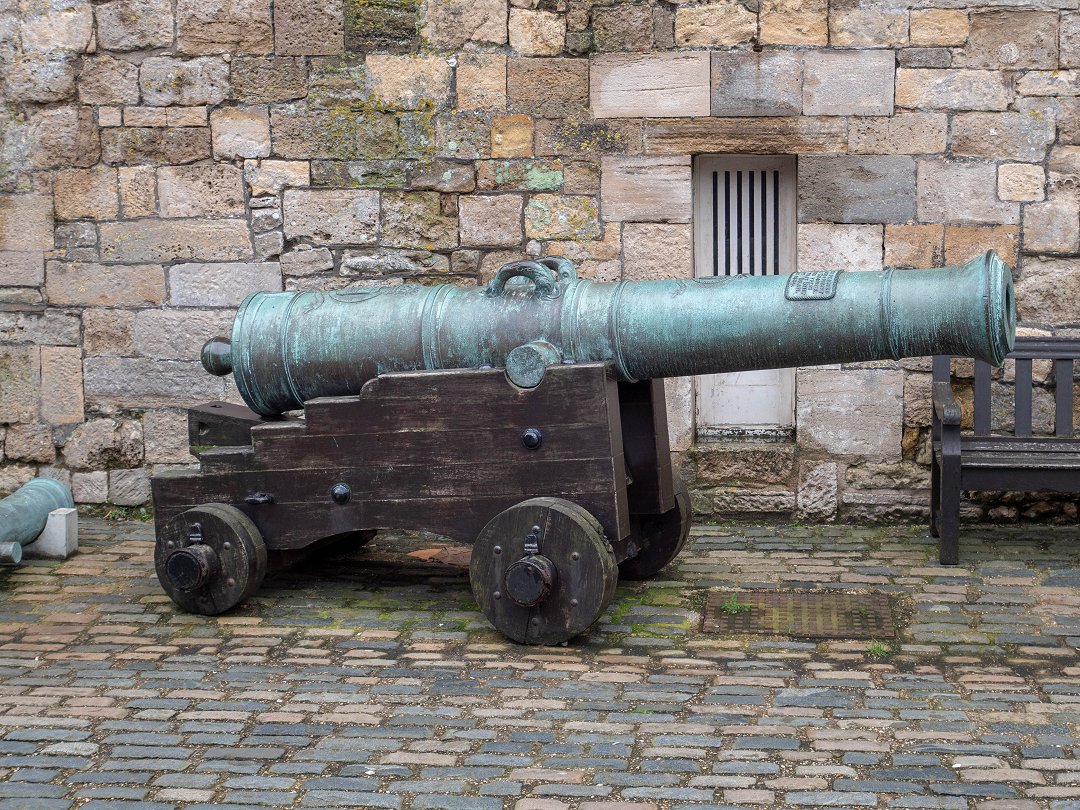 Southsea Castle Portsmouth - december 2019 kanon