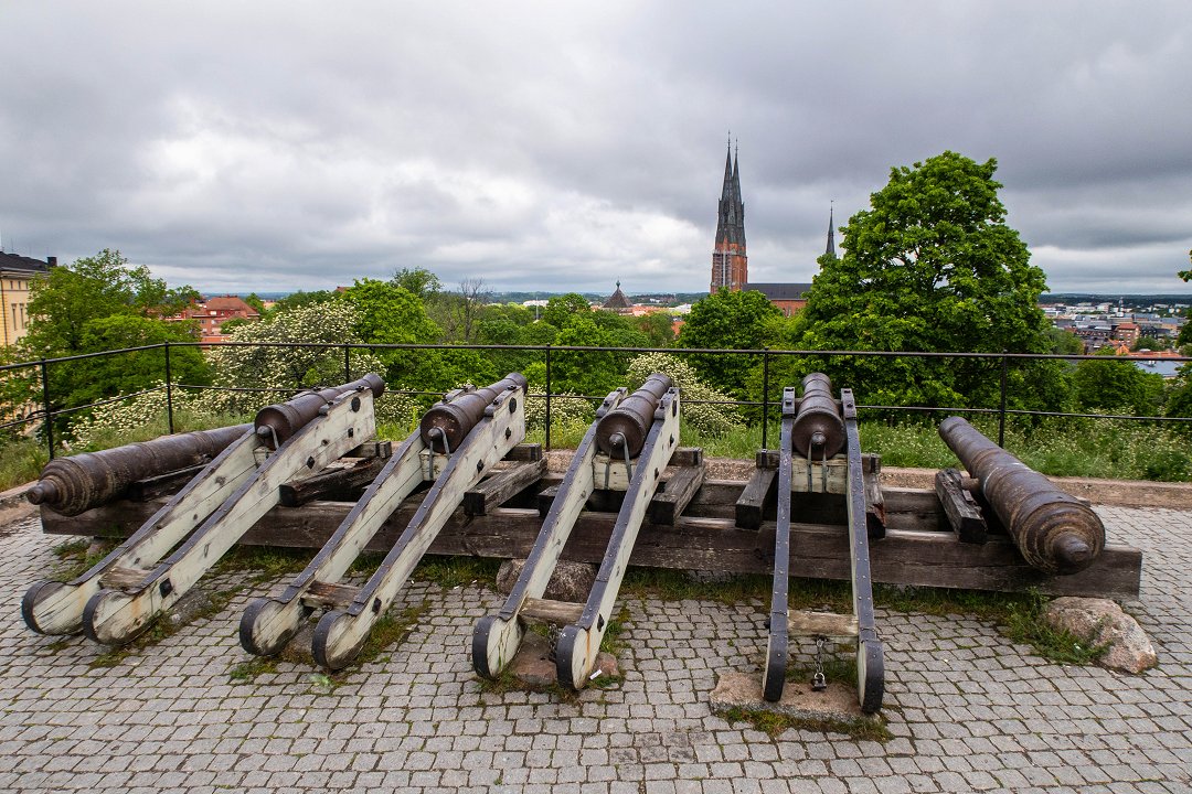 Uppsala slott - maj 2019 guns