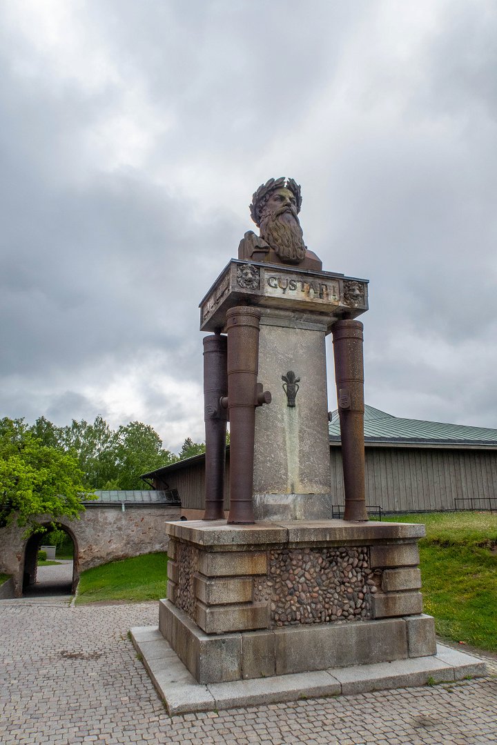 Uppsala slott - maj 2019 staty