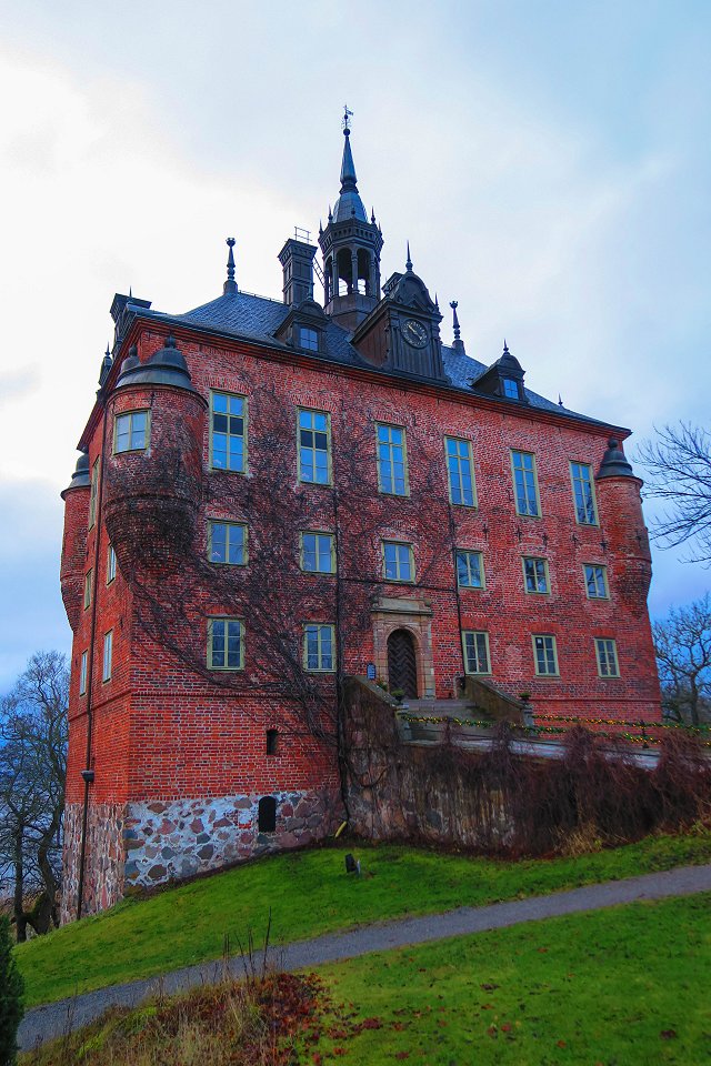 Wiks slott - januari 2018 slottet i Vik