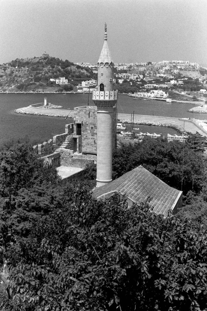 Bodrum, Turkiet - juli 1999 minaret