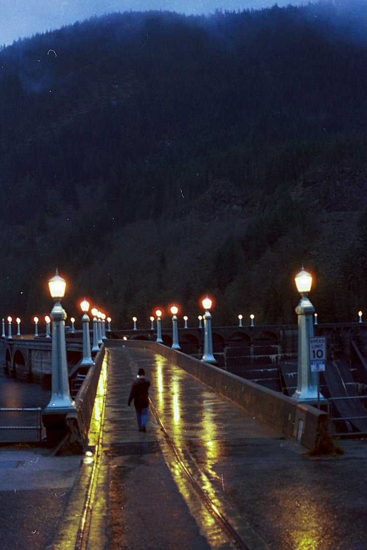 Seattle, USA - november 2000 suckarnas bro