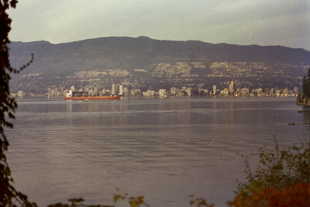 Vancouver, Kanada - november 2000 hamnen