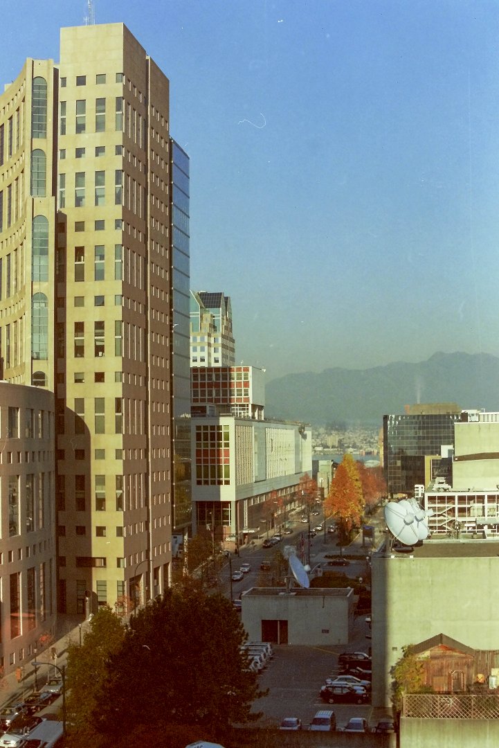 Vancouver, Kanada - november 2000 hoghus