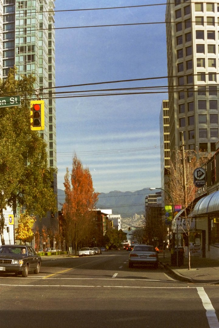 Vancouver, Kanada - november 2000 street