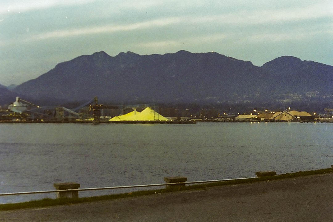 Vancouver, Kanada - november 2000 svavel