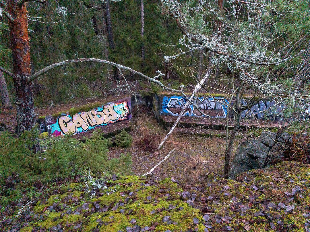 Atomlagret, Värmdö - december 2020 graffiti