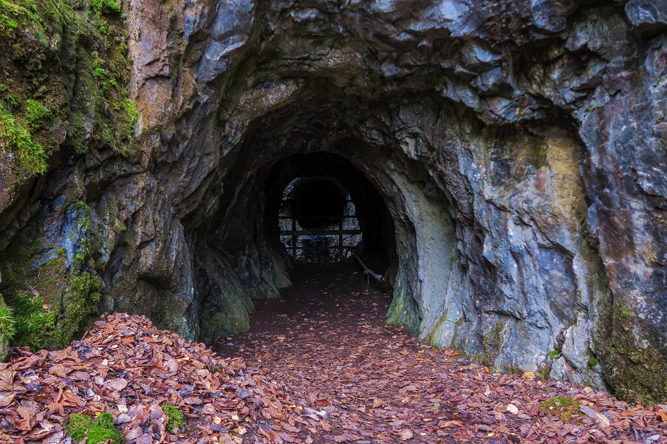 Blå Grottan Klackberg Norberg - november 2017 bla grottan gruv tunnel