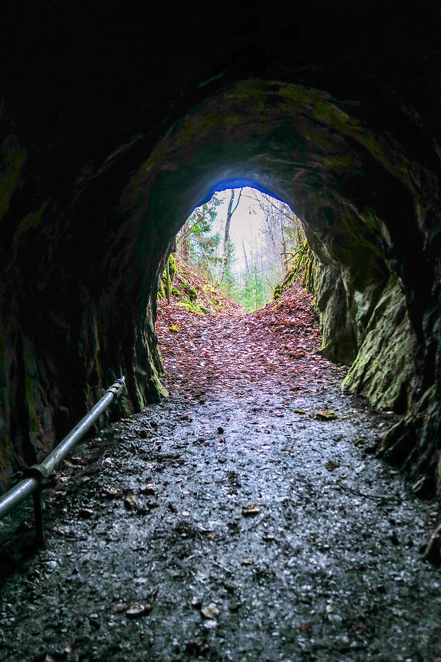 Blå Grottan Klackberg Norberg - november 2017 gruvtunnel bla grattan