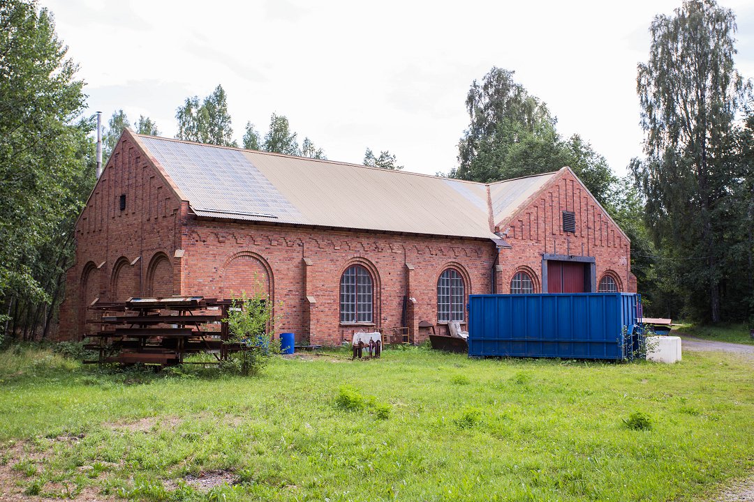 Blötbergets gruva - juli 2018 maskinhuset