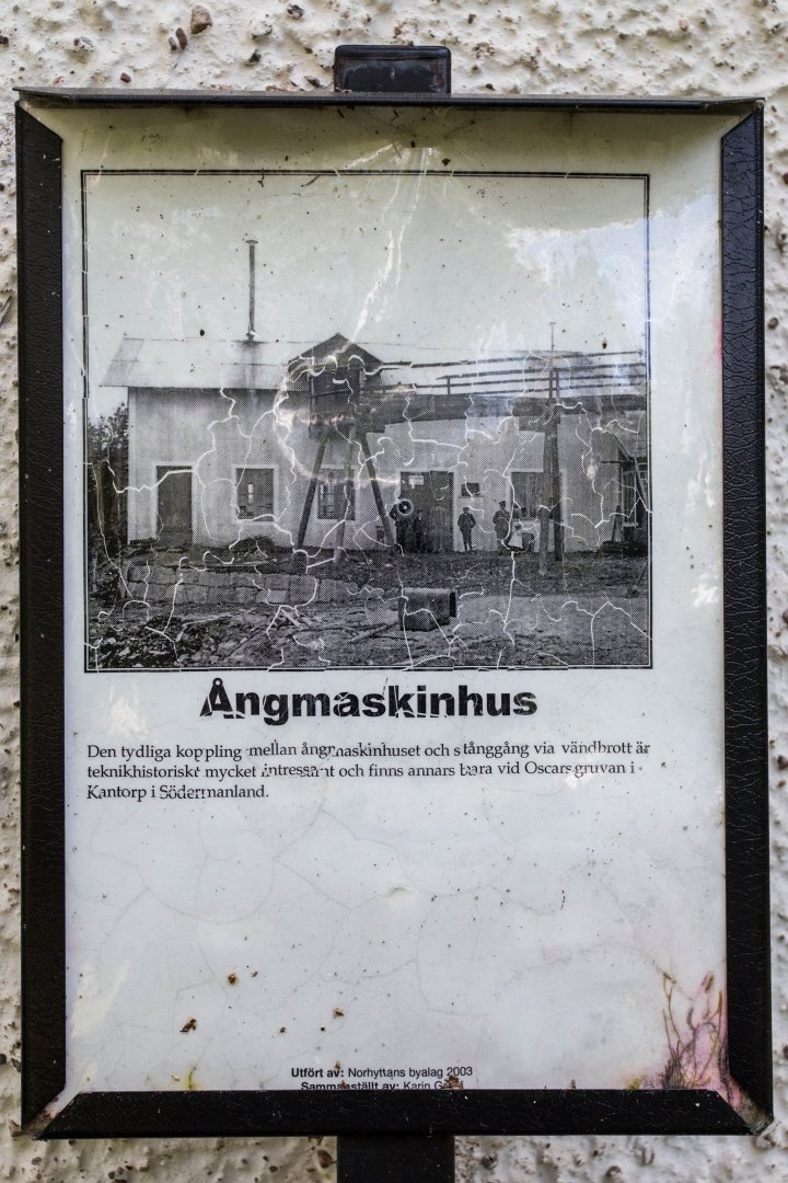Burängsbergs gruva - juli 2018 angmaskinhus