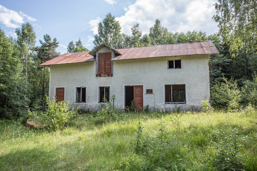 Burängsbergs gruva - juli 2018 huset i skogen