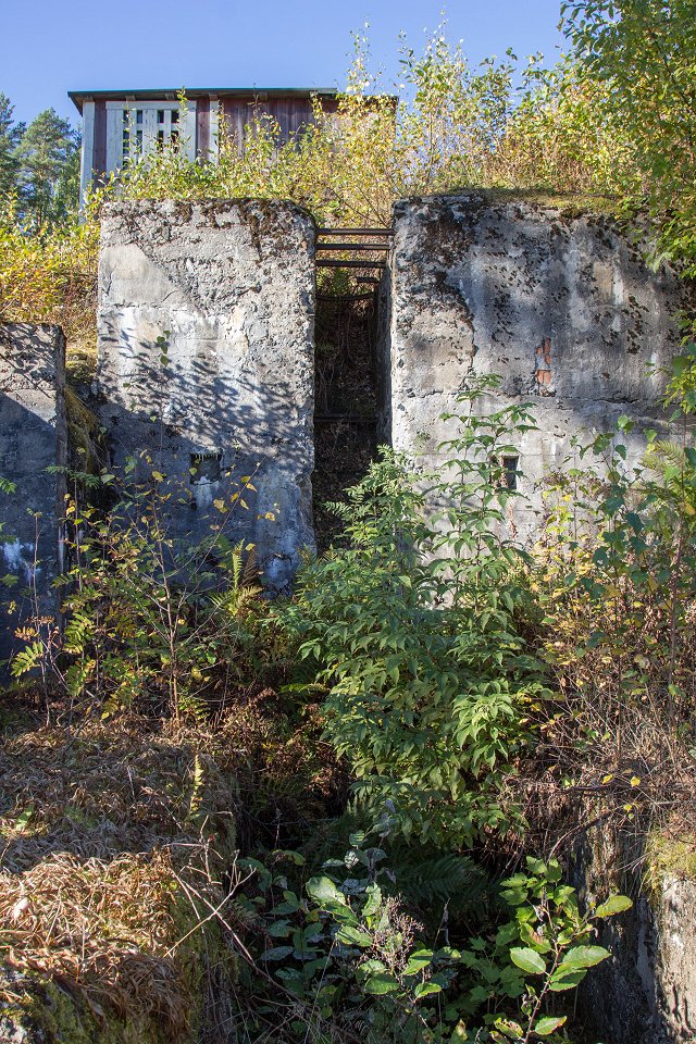 Flogbergets gruva - oktober 2016 gammal betong
