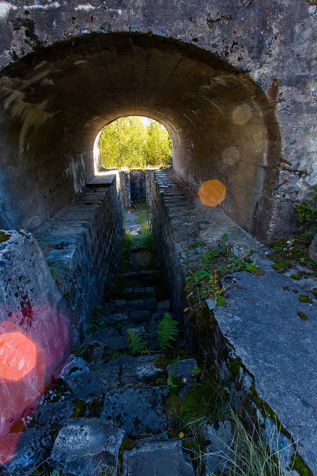 Flogbergets gruva - oktober 2016 gruv hus tunnel