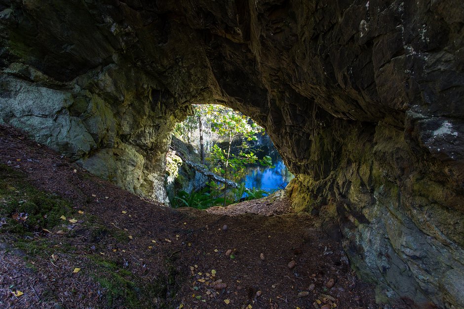Flogbergets gruva - oktober 2016 gruv tunnel