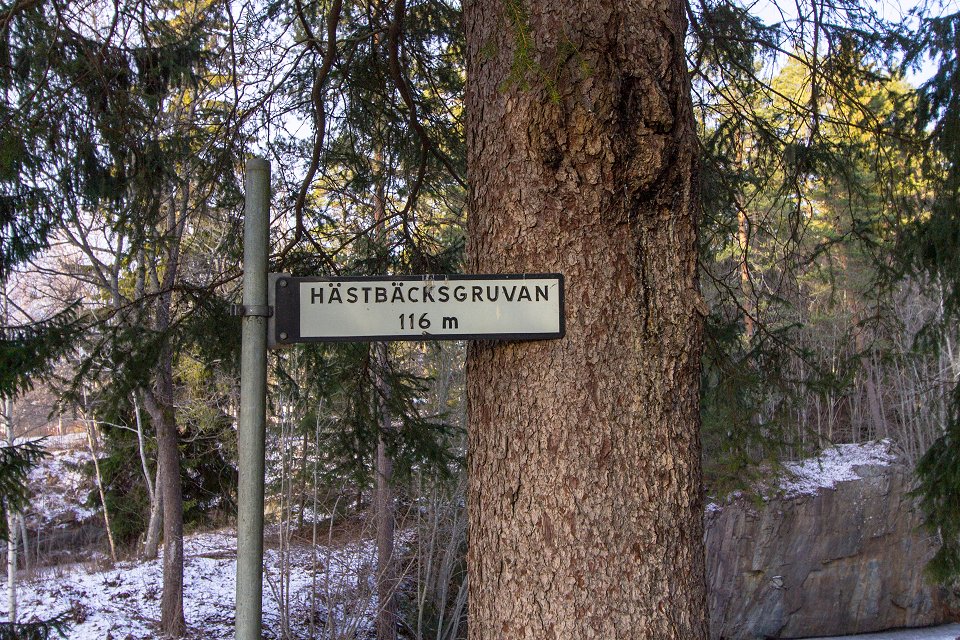 Norberg Mossgruvepark - december 2016 hastbacskgruvan