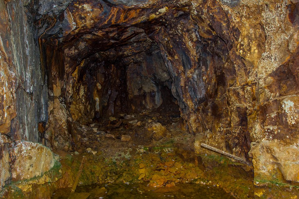 Stollbergets gruva - oktober 2016 avbruten gruva