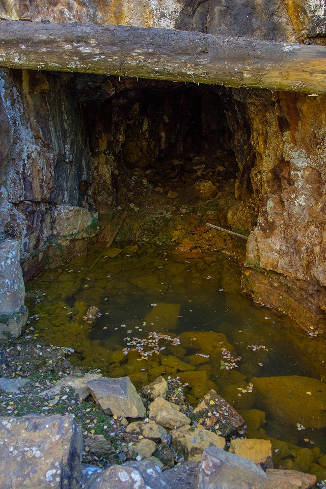Stollbergets gruva - oktober 2016 gruva med vatten