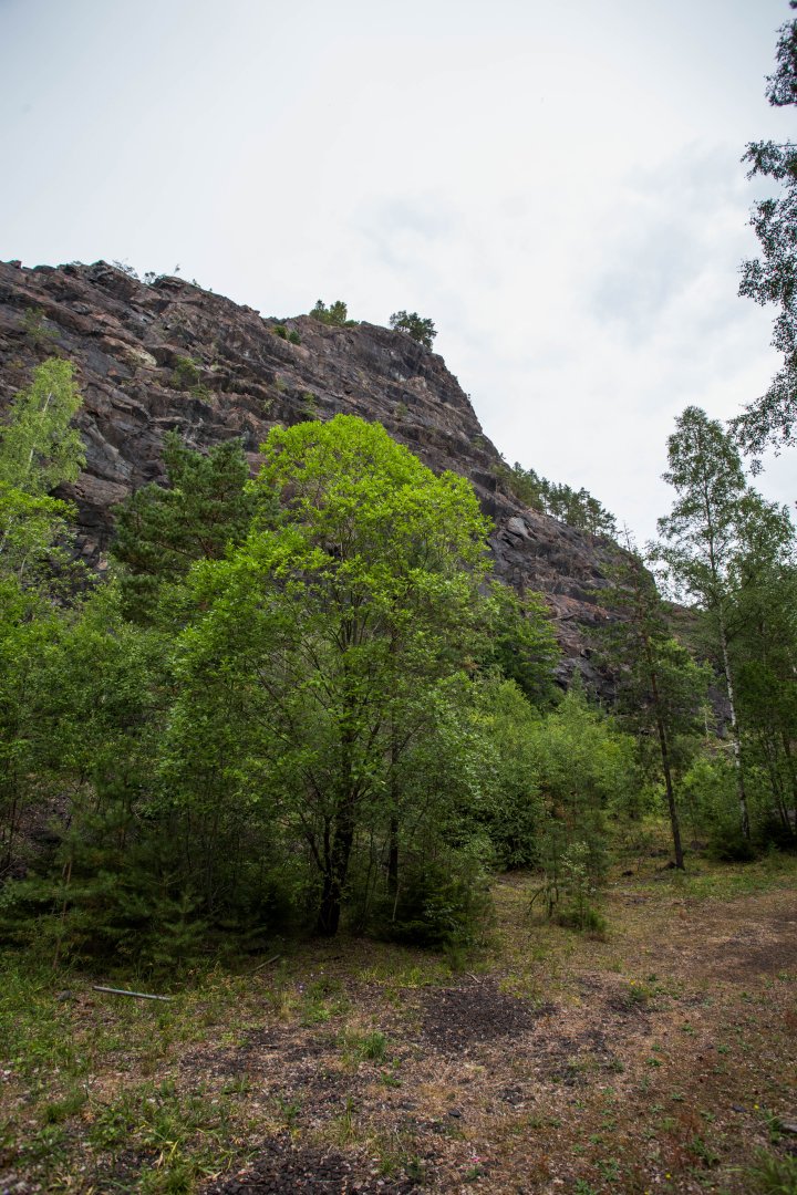 Tabergs gruva Småland - augusti 2018 toppen i taberg