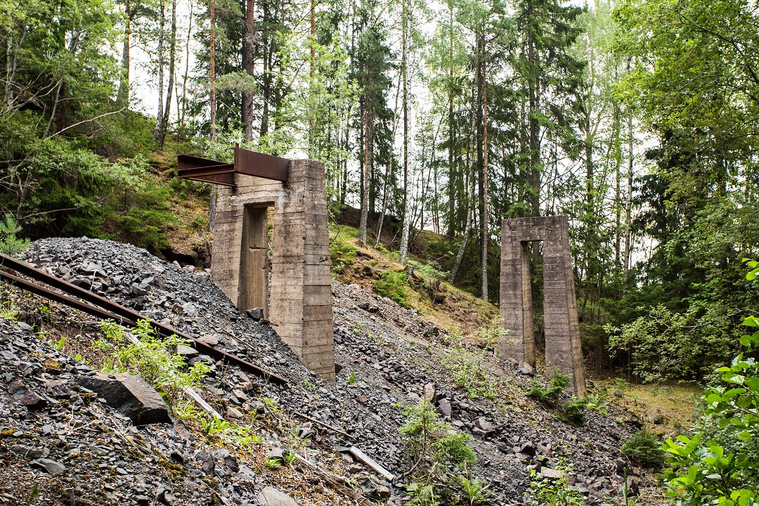 Tabergs gruva Småland - augusti 2018 tornen i taberg