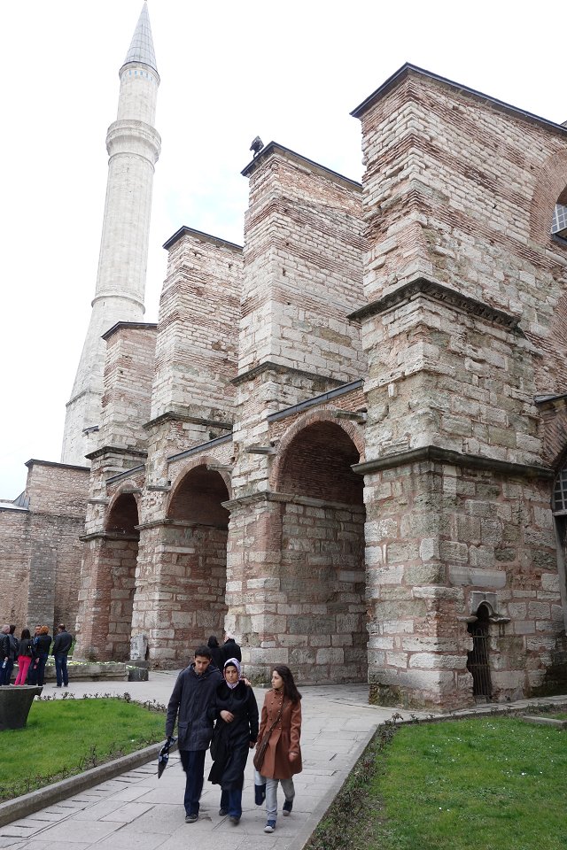 Hagia Sofia Istanbul - mars 2013 haga sofia minaret